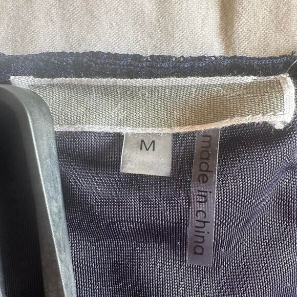 Liquid By Sioni Whimsigoth Velvet Navy V Neck Tank W/ Lace Trim‎ Sz M Fairy Alt - Picture 3 of 4